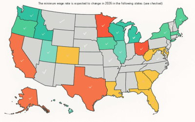 2026 Minimum Wage Rates by State–Update