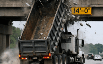 Avoiding Raised Dump Truck Bed-Bridge Collisions
